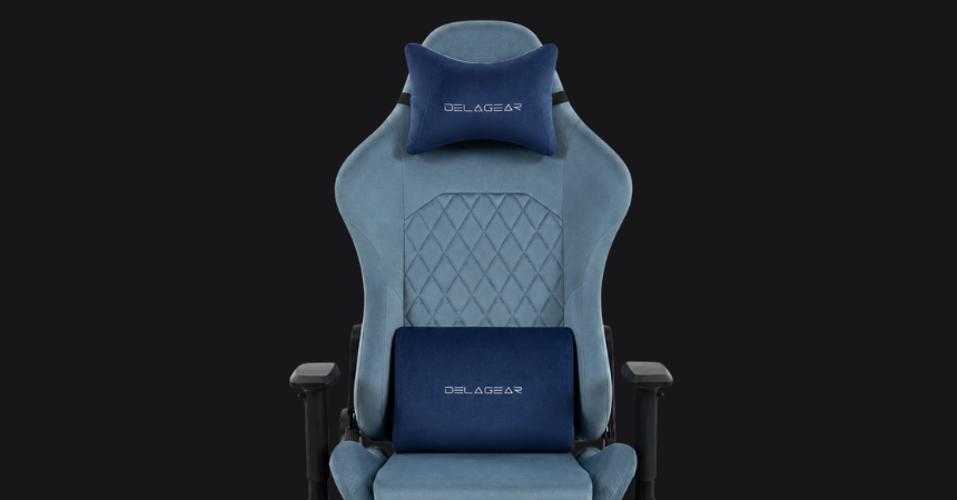 Poduszki ergonomiczne DELAGEAR G 505 Niebieski